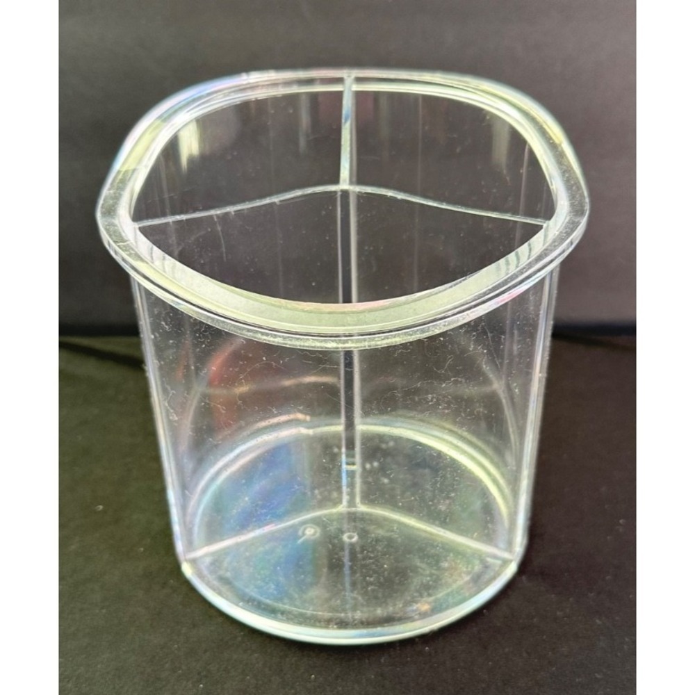 Triad Acrylic Makeup Jewelry Organizer Clear 3 Compartment Vanity Storage Box‎